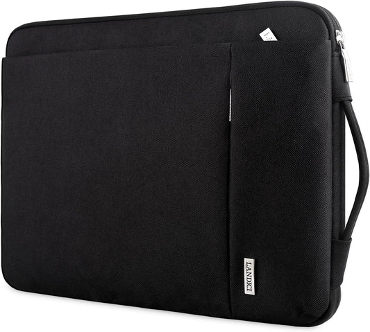 Laptop Sleeve 12-12.9 Inch for Surface Pro 7 8/Laptop Go, Lenovo Acer HP Samsung Chromebook 11.6, Macbook Air 11, Slim Tablet Case Bag for Ipad Pro 12.9 2021-Black